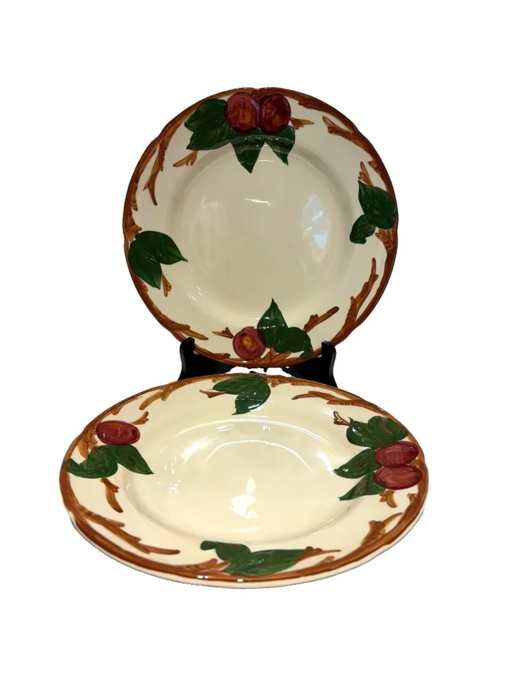 Vintage  80s FRANCISCAN Apple Dinnerware 10 1/2